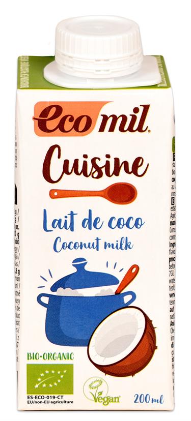 Kokosmælk madlavningsfløde 200 ml, Økologisk